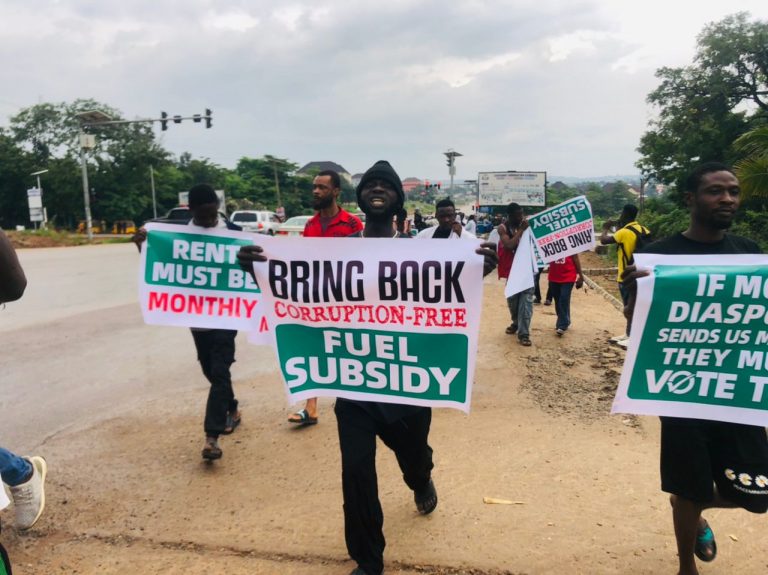 EndBadGovernance protest continues in Abuja
