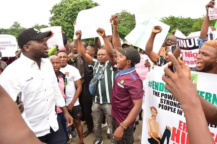 #EndBadGovernance in Nigeria : Protesters shout down minister at Eagles Square1st August 2024