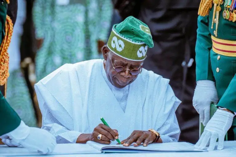 Tinubu pledges review of media tariffs, urges collaboration in nation building