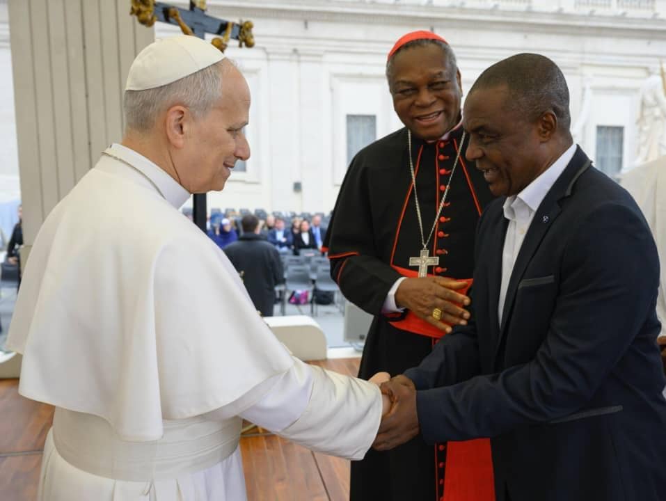 VATICAN CITY— Sir Chinyeaka Ohaa in a Historic Meeting With The Pope
